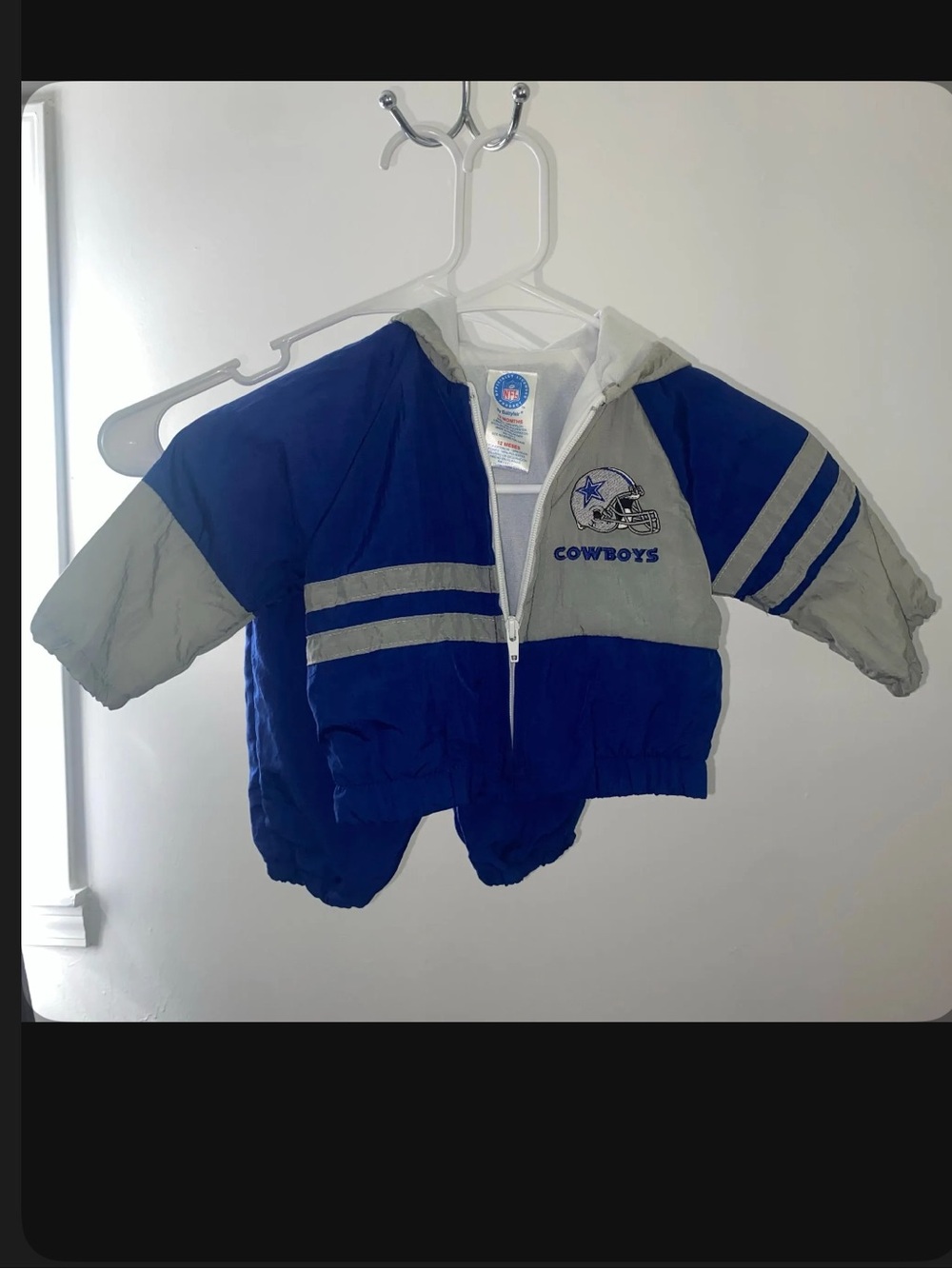 Vintage NFL Dallas Cowboys Toddler Track Suit - Blue & Gray